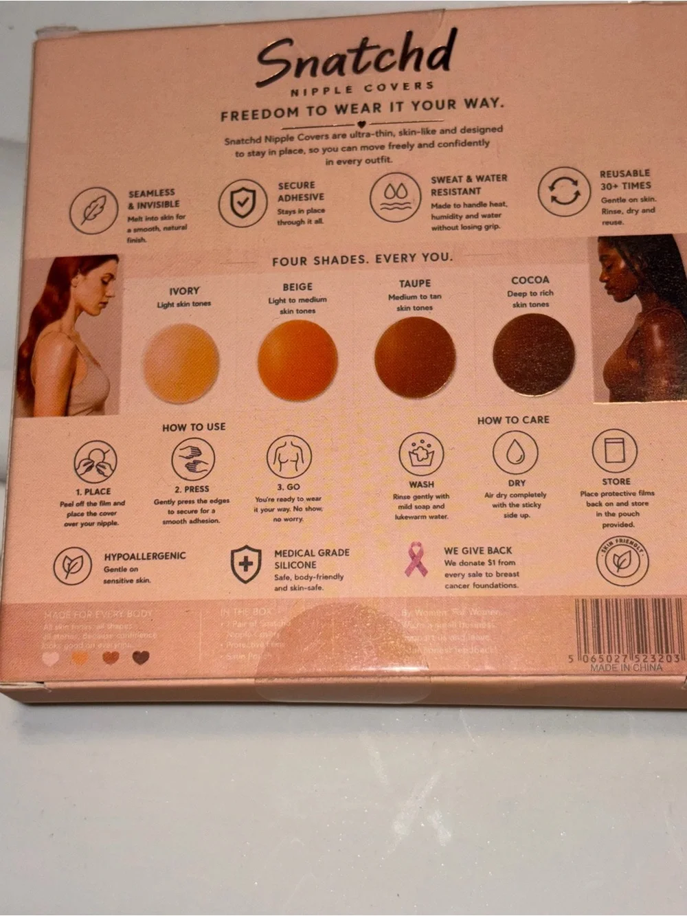 Nipple Covers - Beige & Cocoa Shades - Multi-Pack